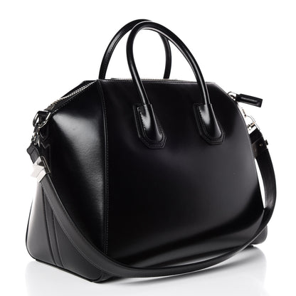 Givenchy Shiny Lord Calfskin Medium Antigona Black 3 of 10