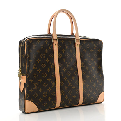 Louis Vuitton Monogram Porte-Documents Voyage Briefcase 3 of 10