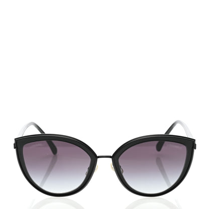 Chanel Cat Eye Sunglasses 4222 Black 2 of 8