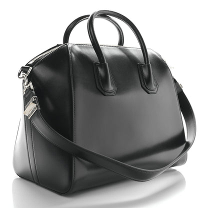 Givenchy Shiny Lord Calfskin Medium Antigona Black 3 of 9