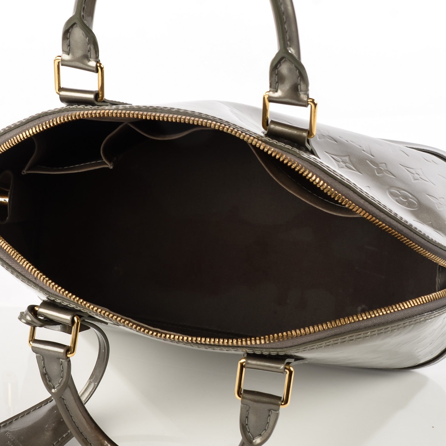 Louis Vuitton Vernis Alma PM Gris Art Deco 5 of 7