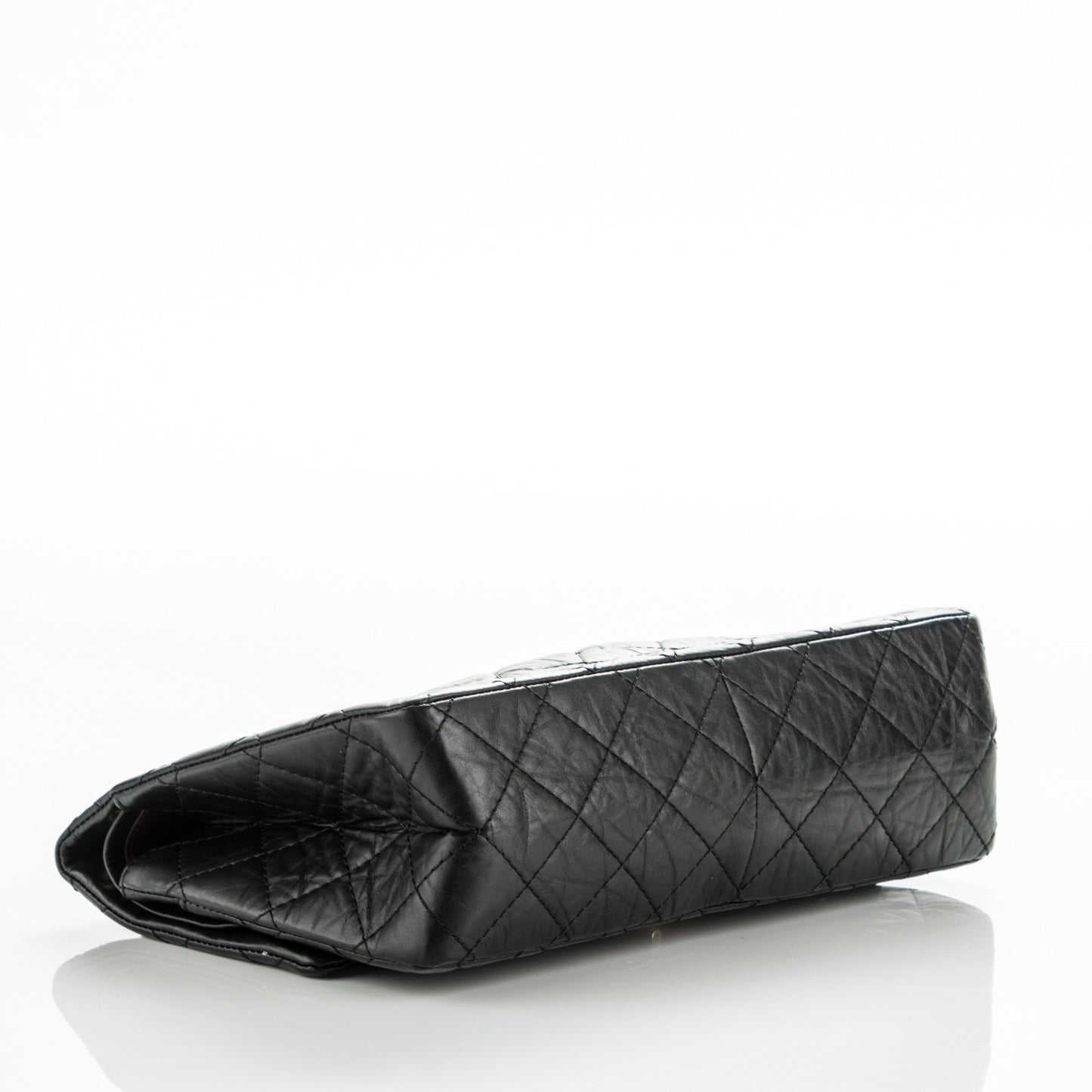 Aged Calfskin Quilted 2.55 Reissue 226 Flap Black