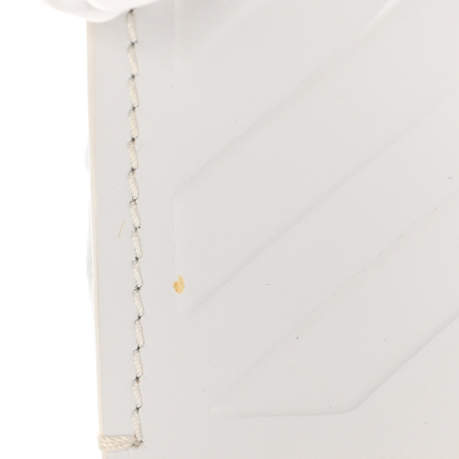 Off-White Calfskin Striped Diag Binder Flap Bag White 10 of 10