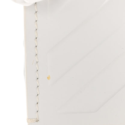 Off-White Calfskin Striped Diag Binder Flap Bag White 10 of 10
