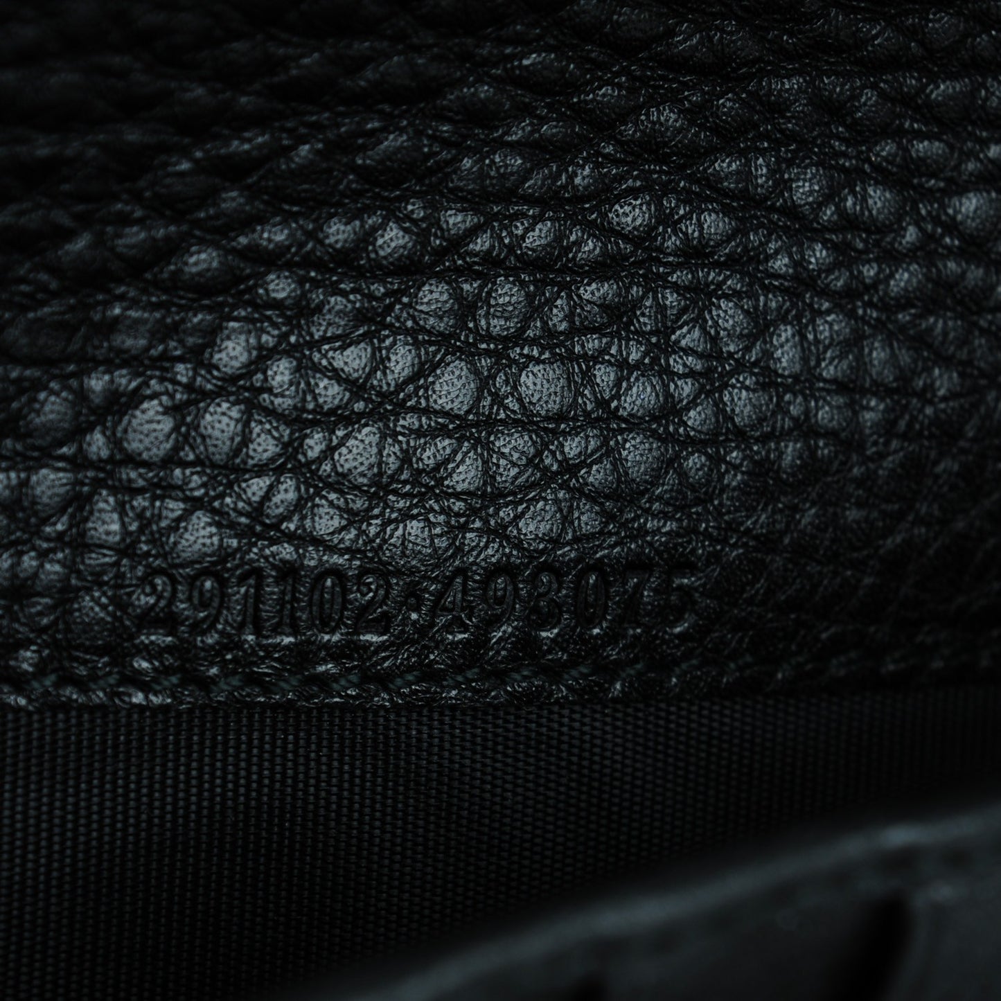 Calfskin Soho Zip Around Wallet Black
