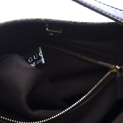 Gucci Monogram Hasler Hobo Dark Brown 9 of 10