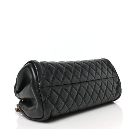 Chanel Lambskin Quilted Medium Just Mademoiselle Black 6 of 15