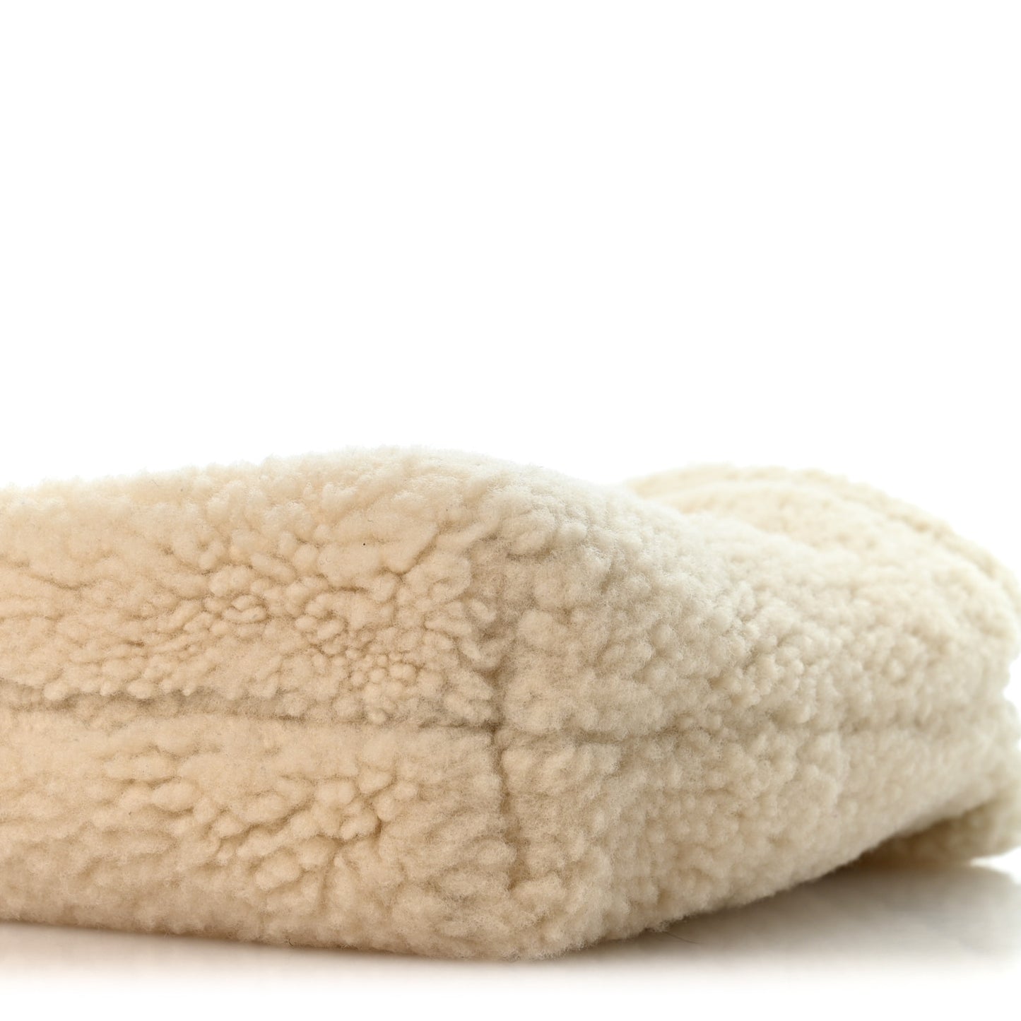 Shearling Quilted Small Chanel 22 White