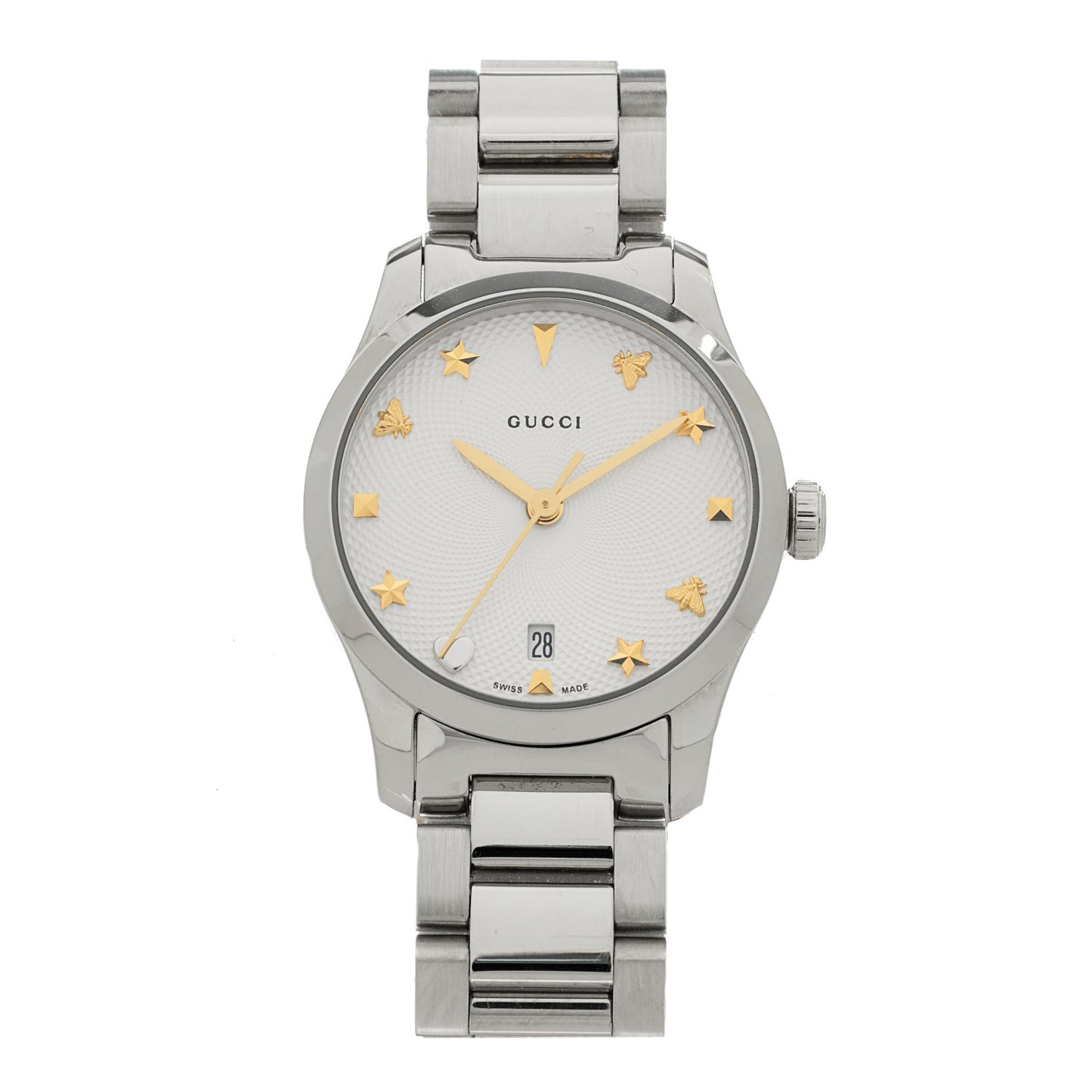 Stainless Steel 27mm G-Timeless Charm Quartz Watch