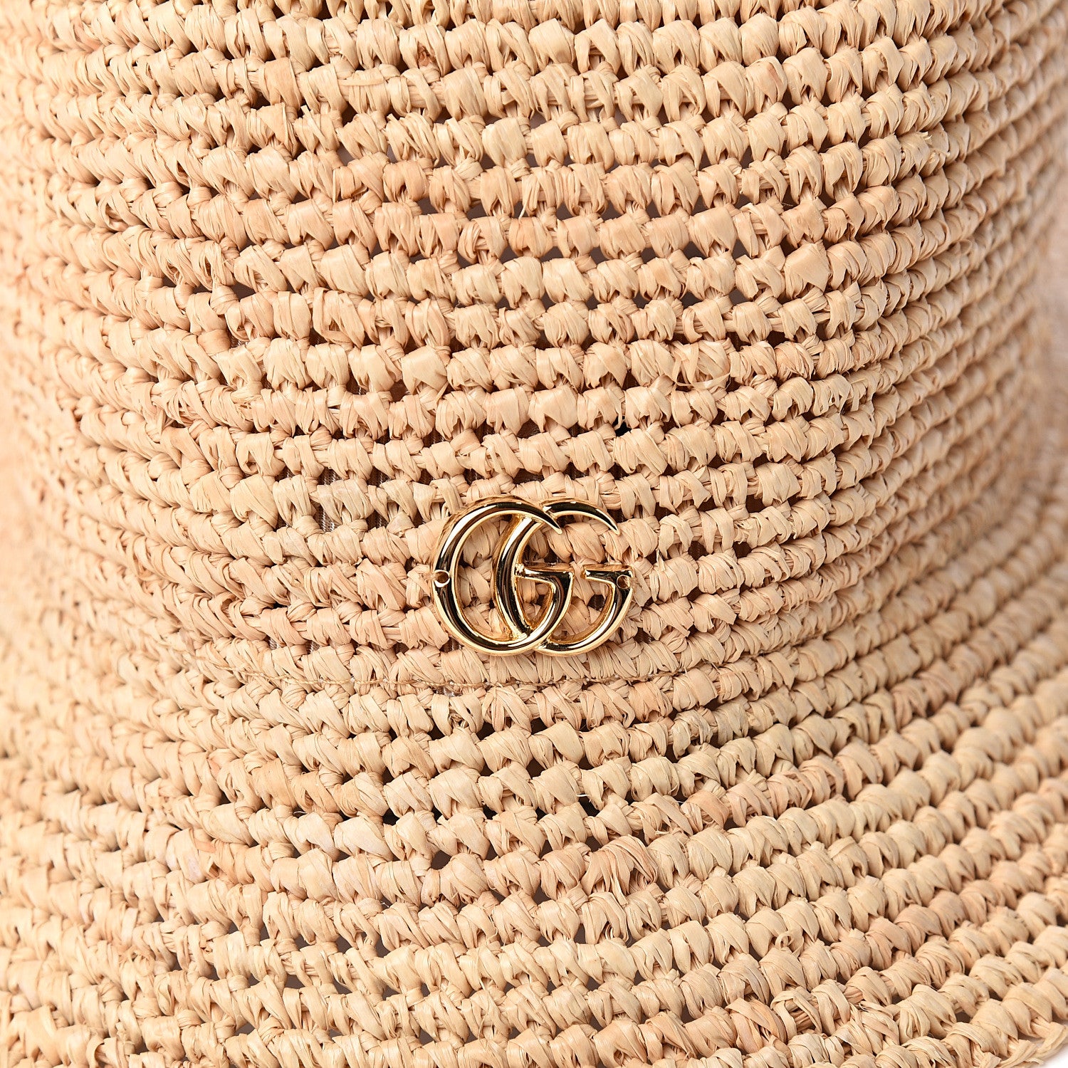 Gucci Raffia Double G Bucket Hat S Ivory 3 of 6