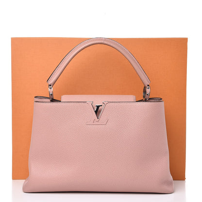 Louis Vuitton Taurillon Capucines MM Magnolia 7 of 7