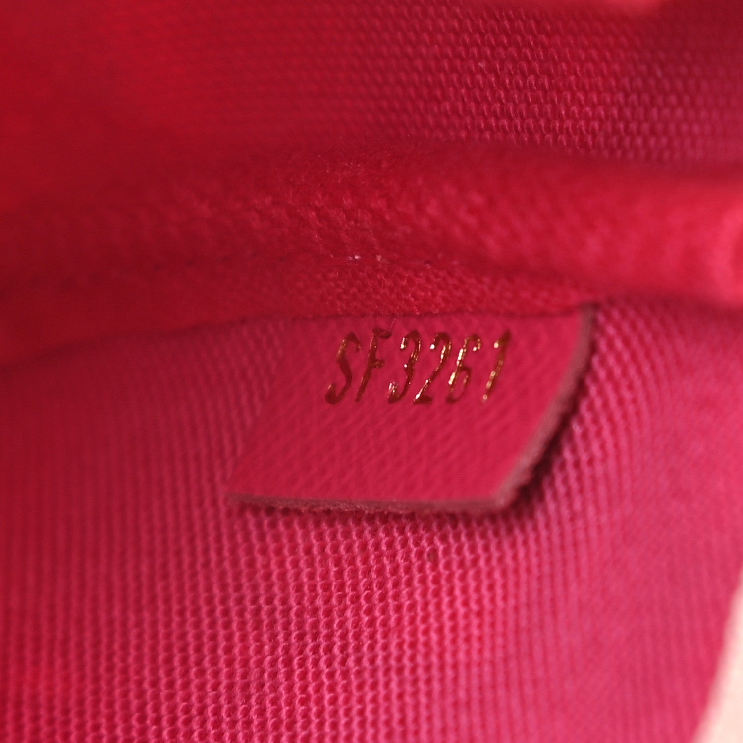 Louis Vuitton Damier Azur 2021 Christmas Animation Hollywood Mini Pochette Accessories Fuchsia 8 of 10