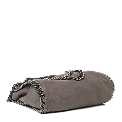Stella McCartney Shaggy Deer Mini Falabella Fold Over Tote Ash Grey 4 of 13