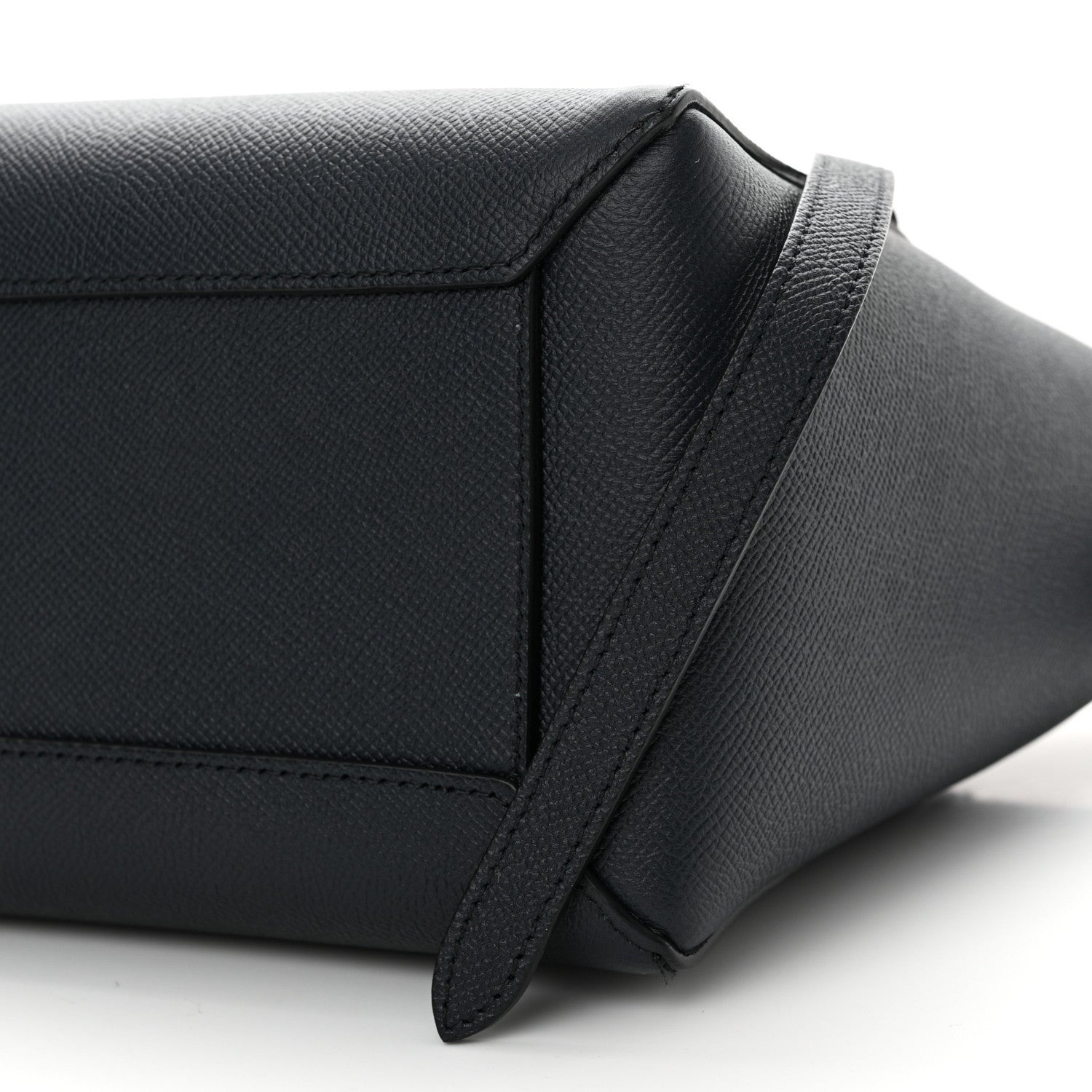 Celine Grained Calfskin Micro Belt Bag Navy Blue 10 of 13
