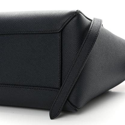 Celine Grained Calfskin Micro Belt Bag Navy Blue 10 of 13