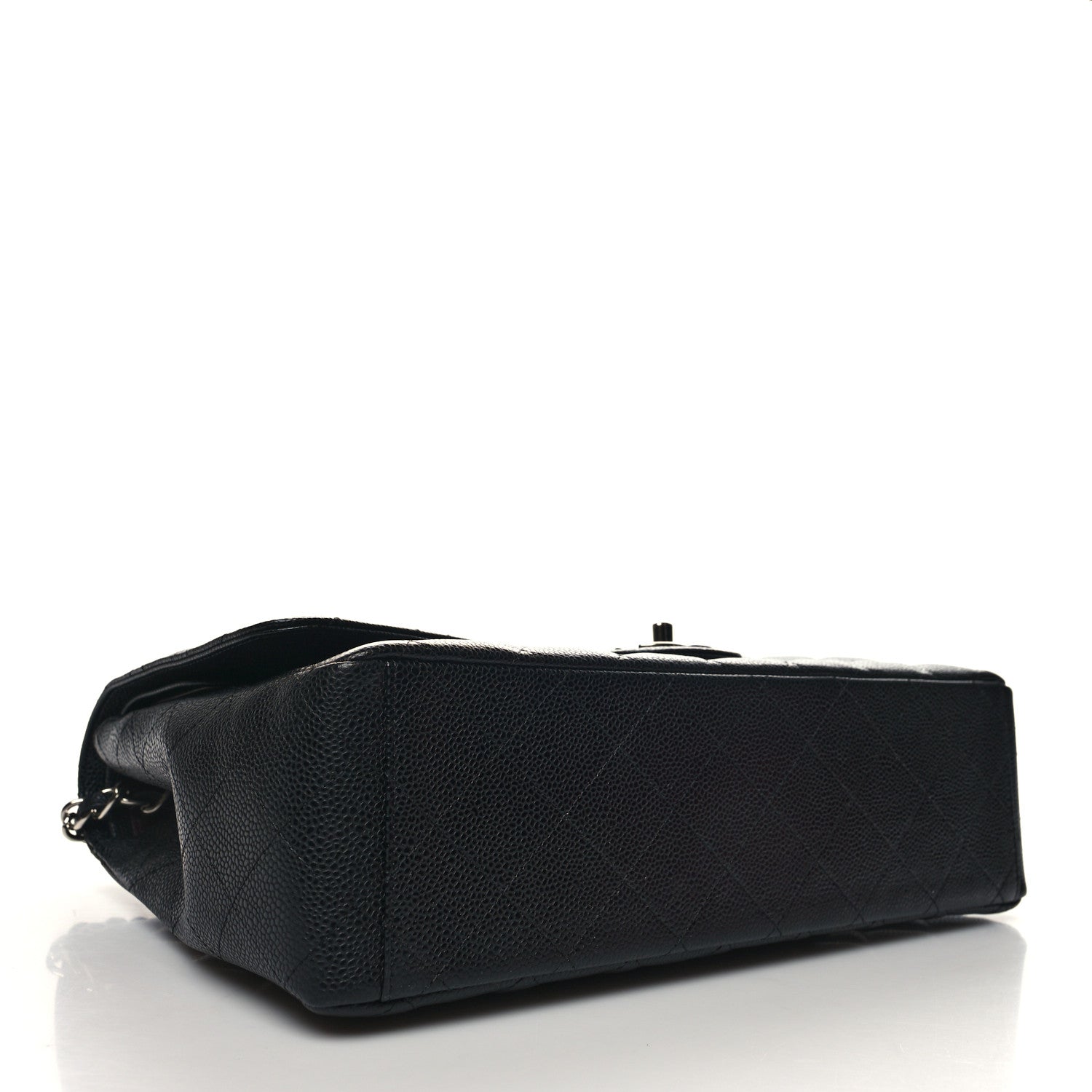 Chanel Caviar Quilted Maxi Double Flap Black 4 of 10