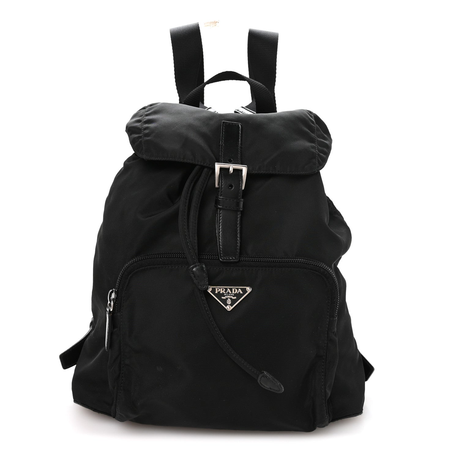 Prada Tessuto Nylon Vela Cinch Backpack Black 1 of 10