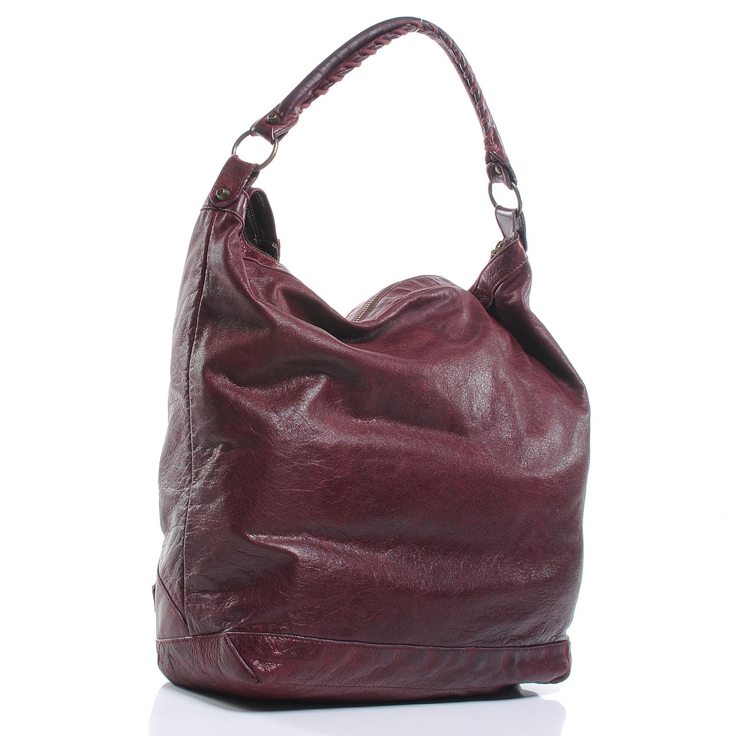 Balenciaga Agneau Day Hobo Bordeaux 3 of 10