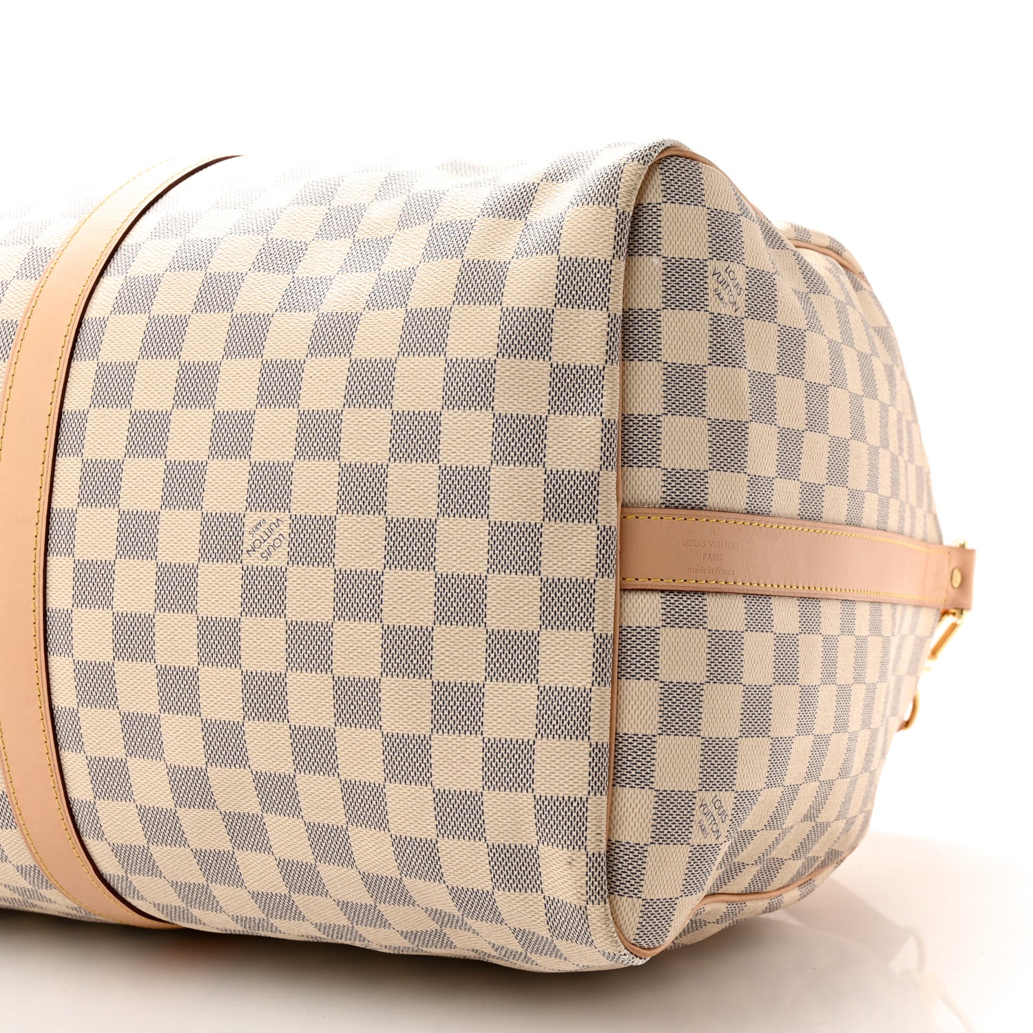 Louis Vuitton Damier Azur Keepall Bandouliere 55 9 of 17