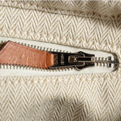 Hermes Canvas Barenia Fourbi 20 PM Pouch Naturel Fauve 8 of 13