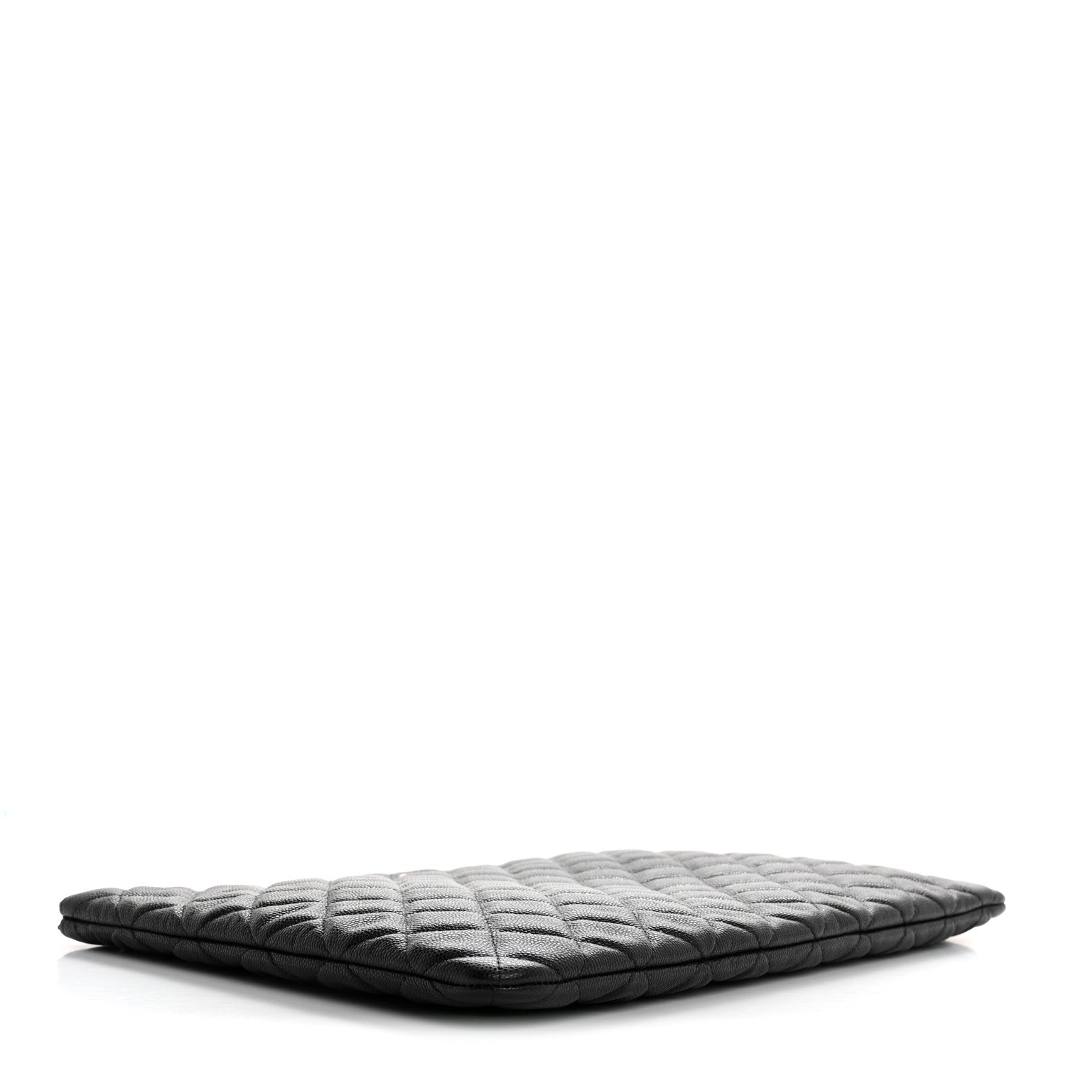 Chanel Caviar Quilted Large Cosmetic Case Black 4 of 7