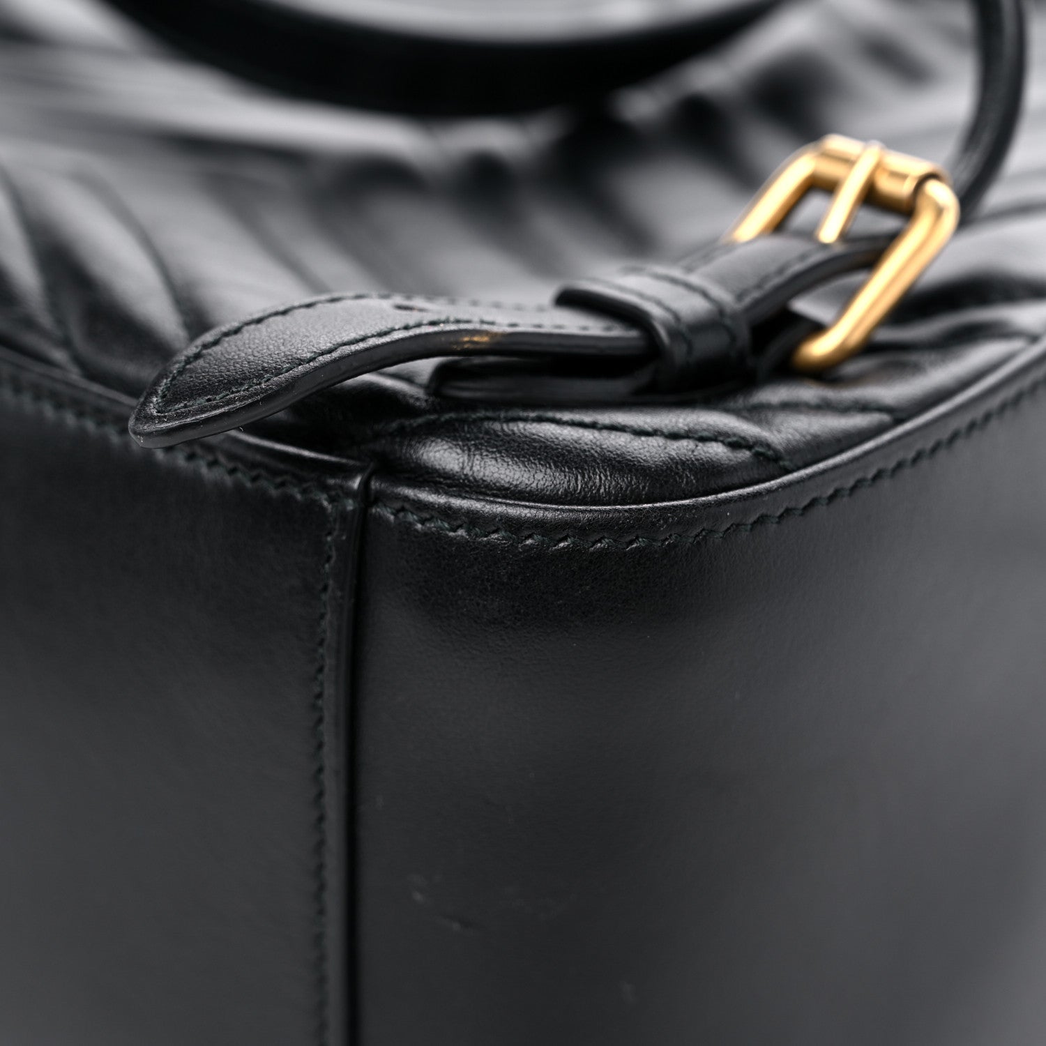 Gucci Calfskin Matelasse GG Marmont Backpack Black 11 of 13