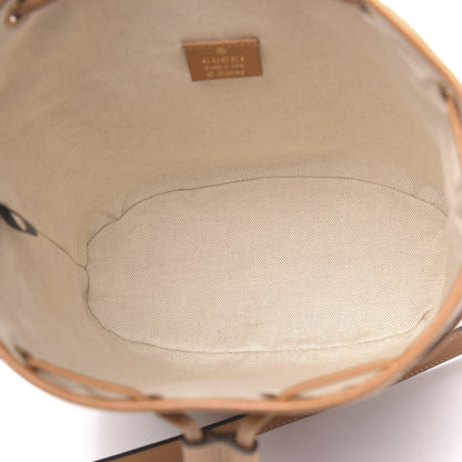 Gucci X DISNEY Mini Vintage GG Supreme Monogram Bucket Bag Beige Vintage Sun Oil 5 of 11