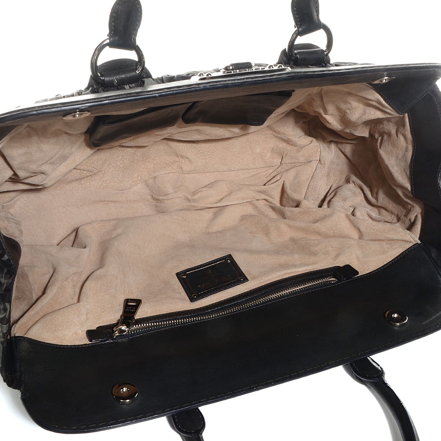 Prada Tessuto Camouflage Gaufre Satchel Fumo 5 of 10