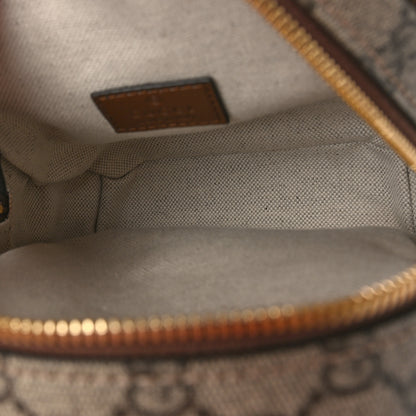 Gucci GG Supreme Monogram Azalea Calfskin Retro Interlocking G Multi-Function Bag Beige Ebony Brown Sugar 5 of 10