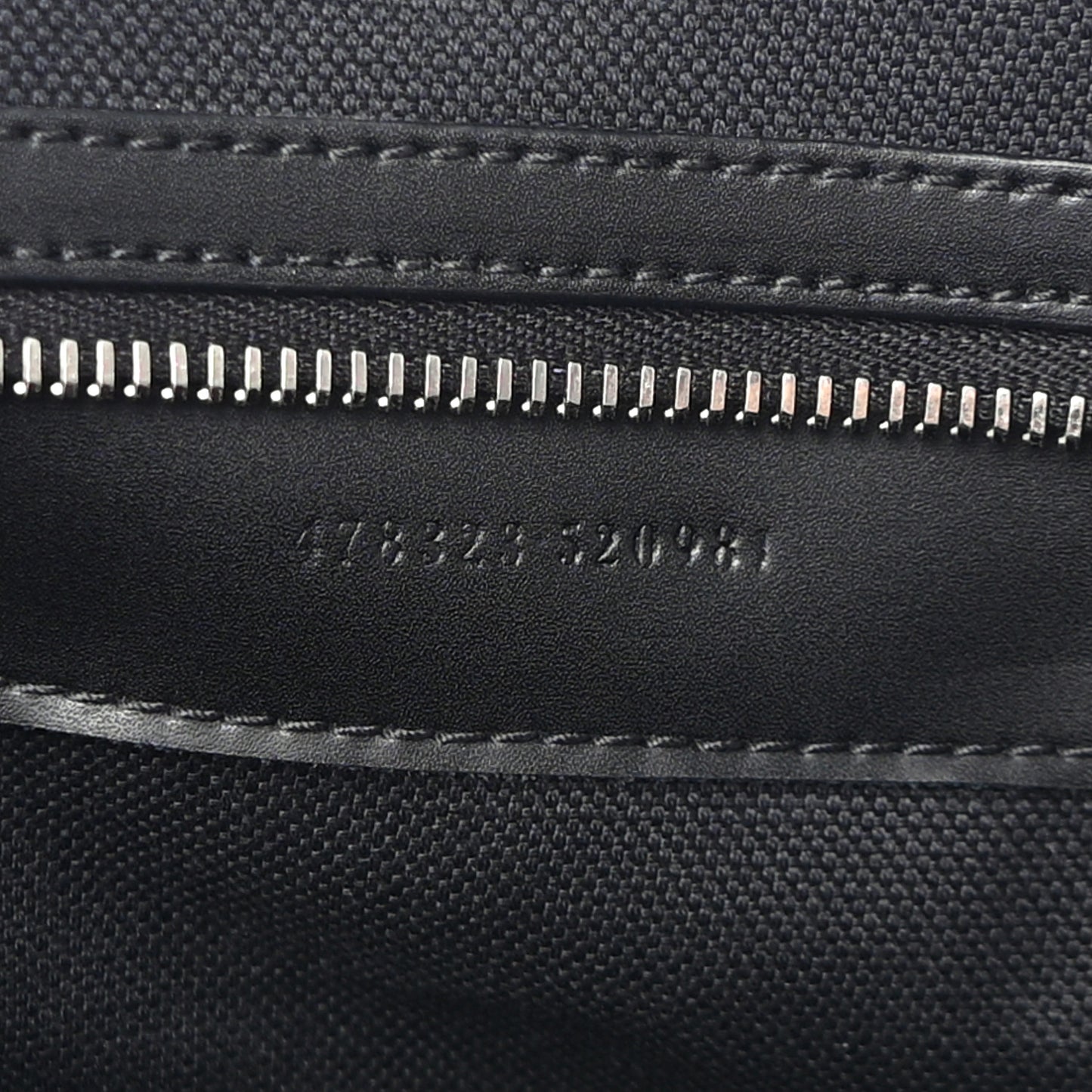 Soft GG Supreme Monogram Appia Calfskin Web Large Carry On Duffle Bag Black Grey