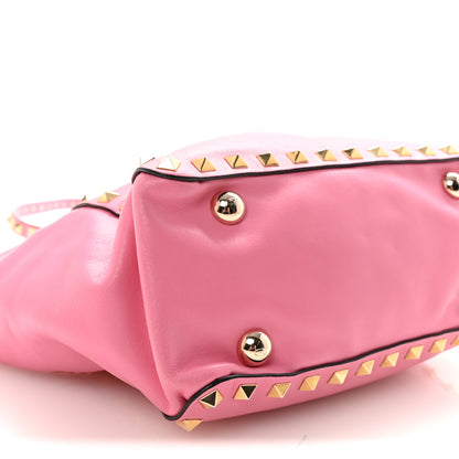 Valentino Garavani Vitello Mini Rockstud Tote Ninphea 8 of 9