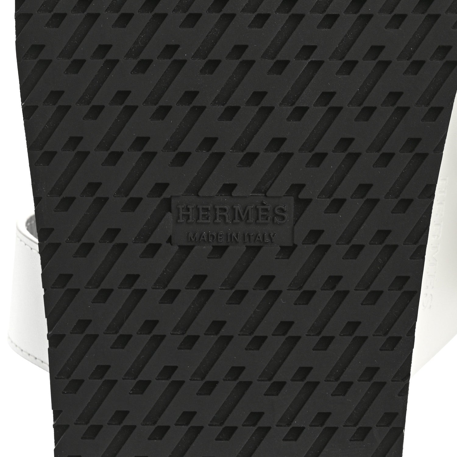 Hermes Calfskin Womens Chypre Sandals 37 White 8 of 10