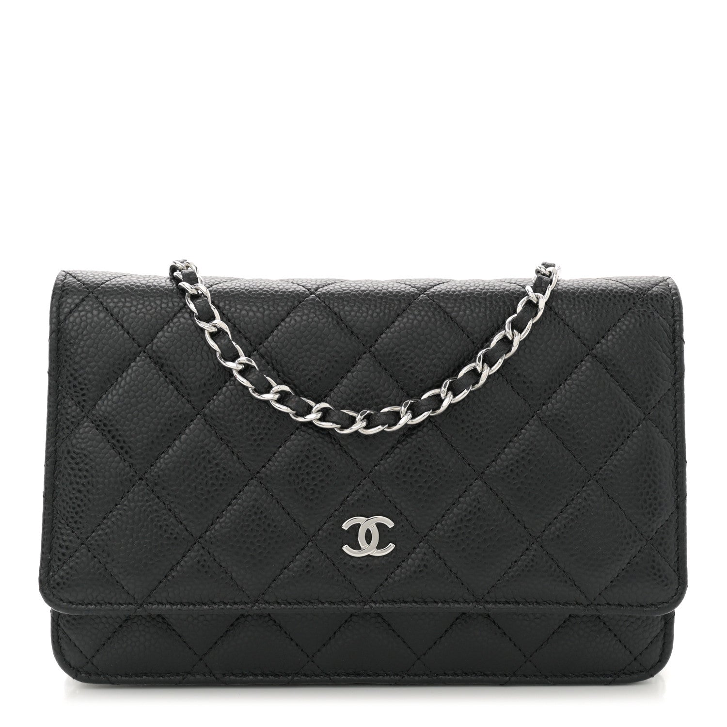 Chanel Caviar Quilted Wallet on Chain WOC Black 1 of 11