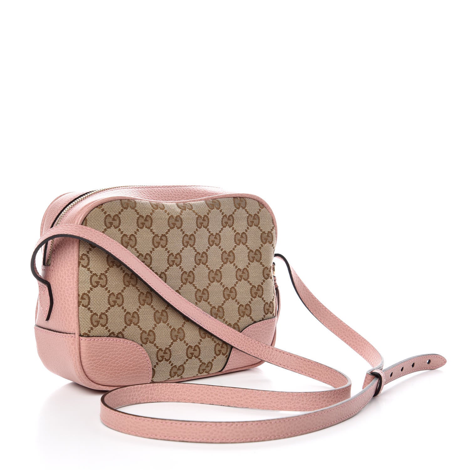 Gucci Monogram Mini Bree Messenger Bag Beige Soft Pink 3 of 7