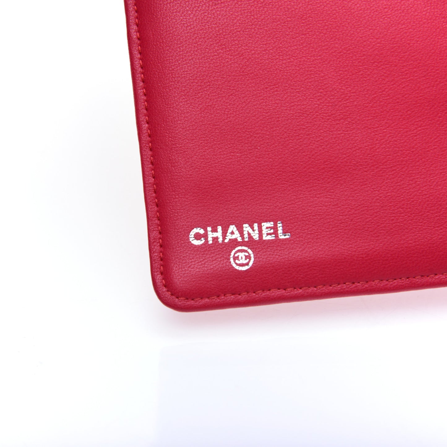 Lambskin Quilted Yen Wallet Fuchsia