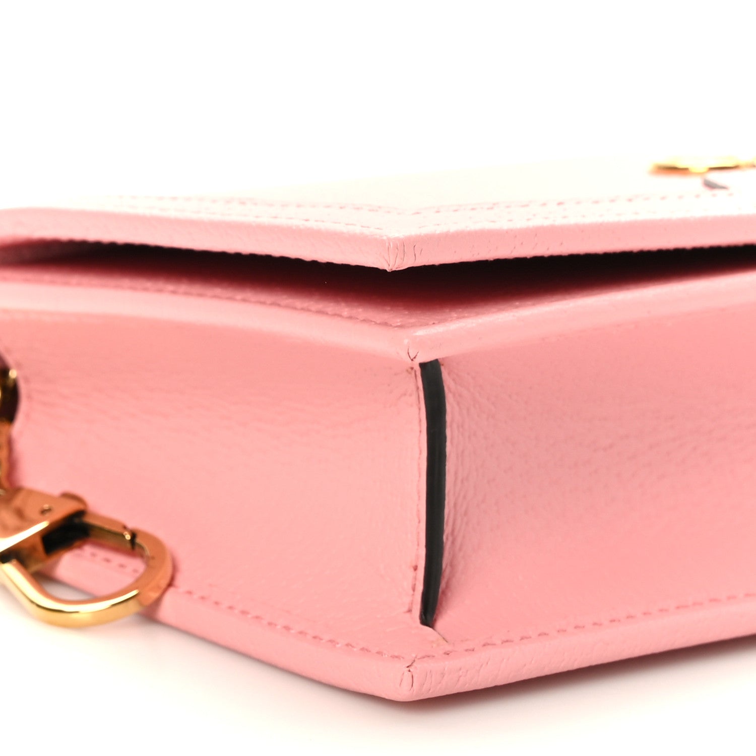 Gucci Textured Dollar Calfskin Mini Diana Chain Bag Wild Rose 8 of 10
