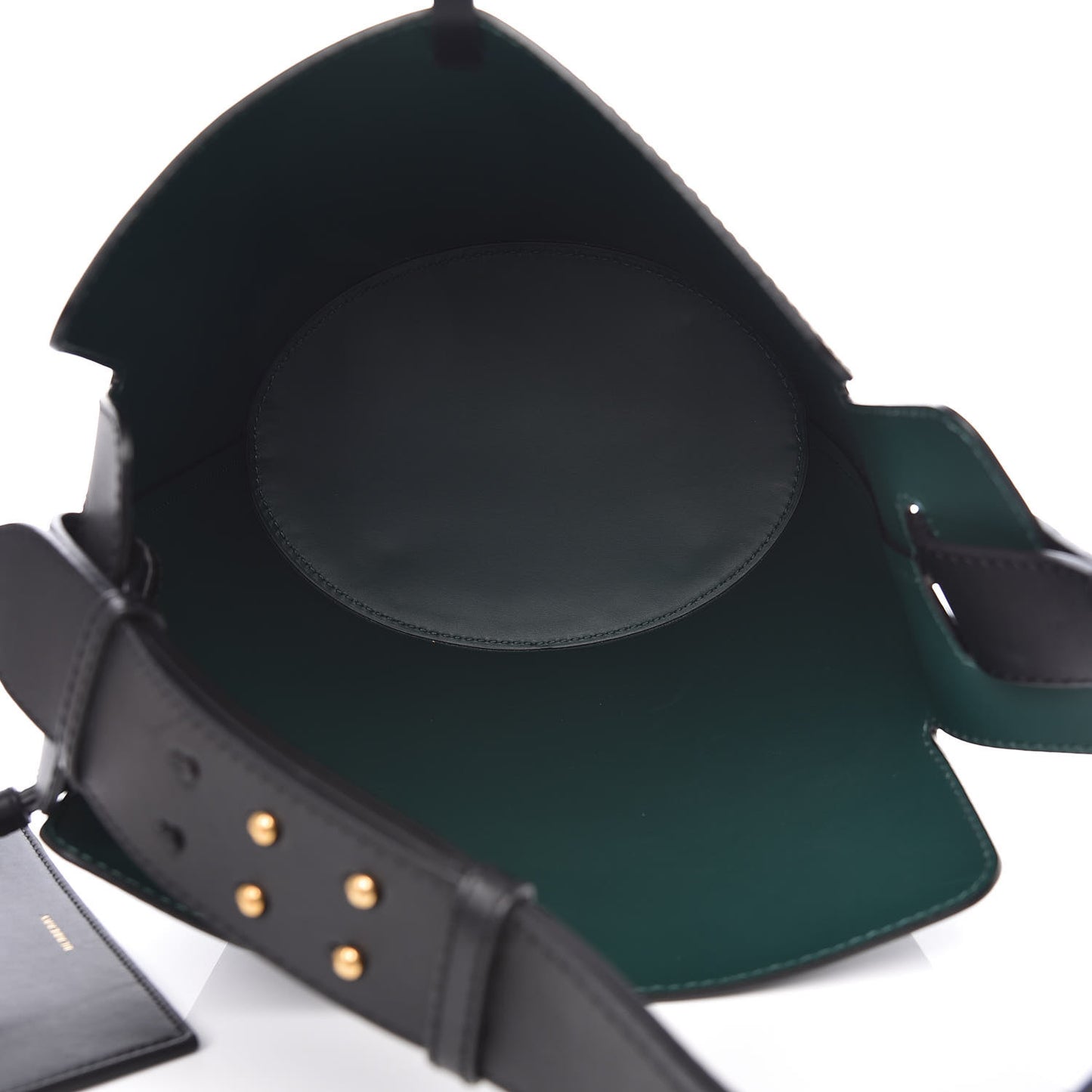 Supple Calfskin Medium Bucket Black