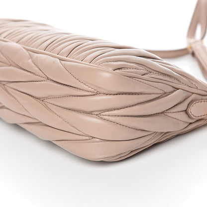 Miu Miu Nappa Matelasse Clutch Cammeo 8 of 9