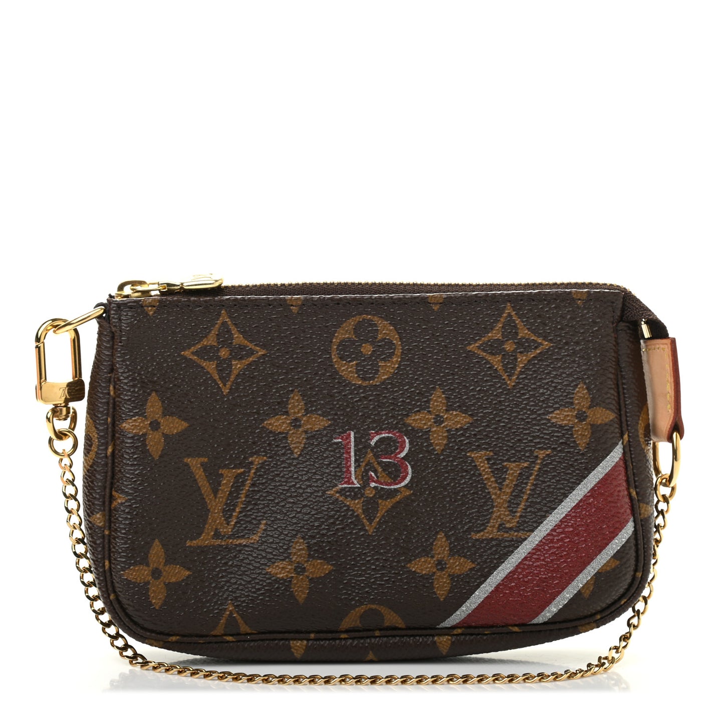 Monogram My LV Heritage Mini Pochette Accessories Rouge White