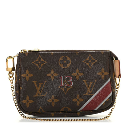 Louis Vuitton Monogram My LV Heritage Mini Pochette Accessories Rouge White 1 of 7