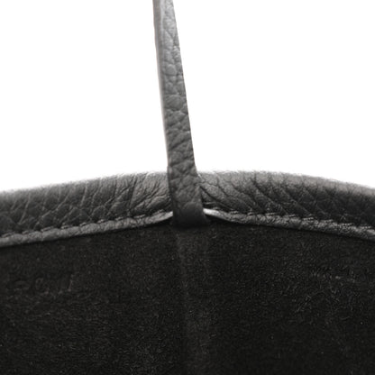 The Row Grained Calfskin Medium N/S Park Tote Black 6 of 9