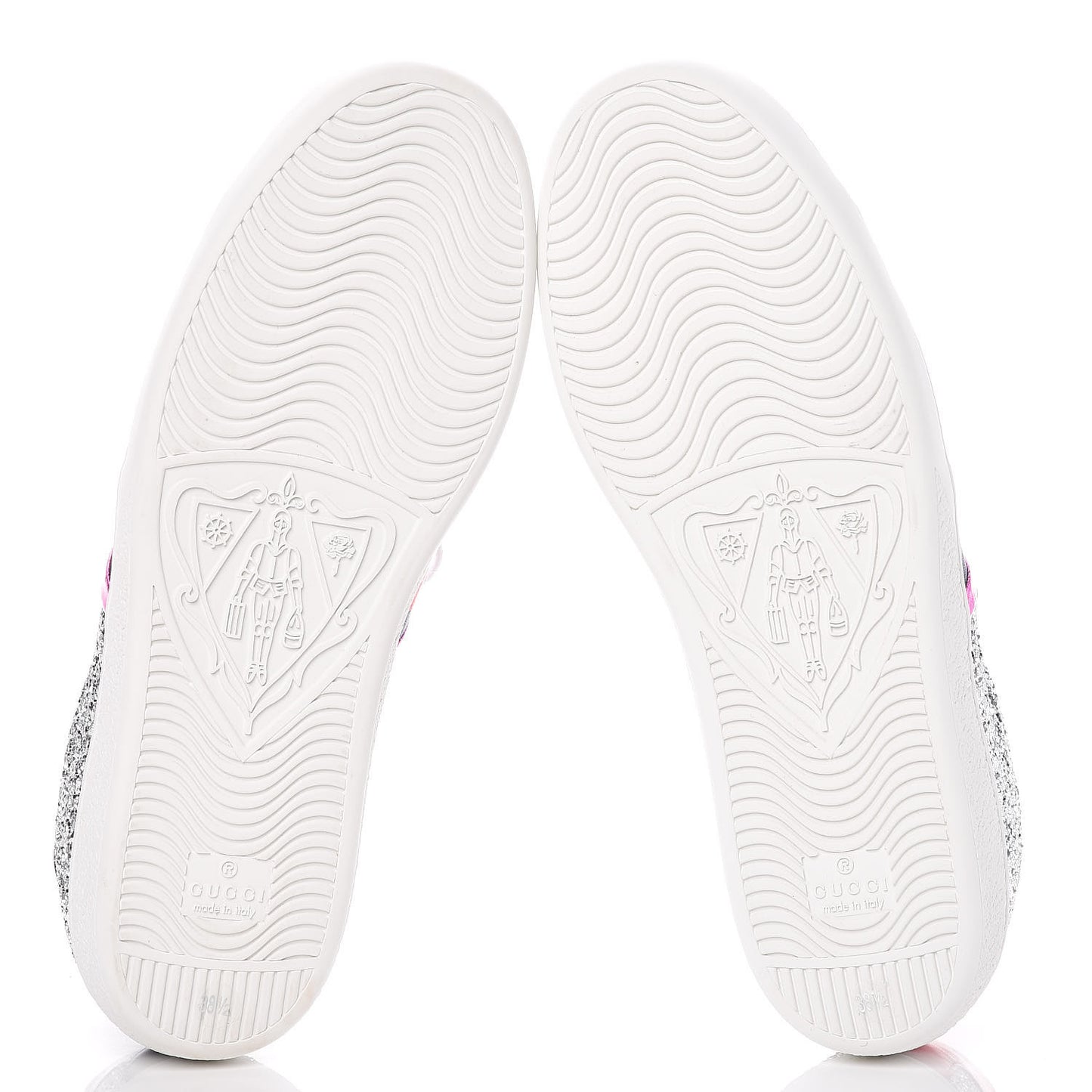 Glitter Web Ace Sneakers 38.5 Silver