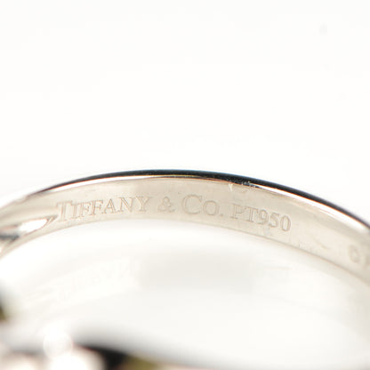 Tiffany Platinum Diamond Elsa Peretti Double Teardrop Ring 6 3 of 4