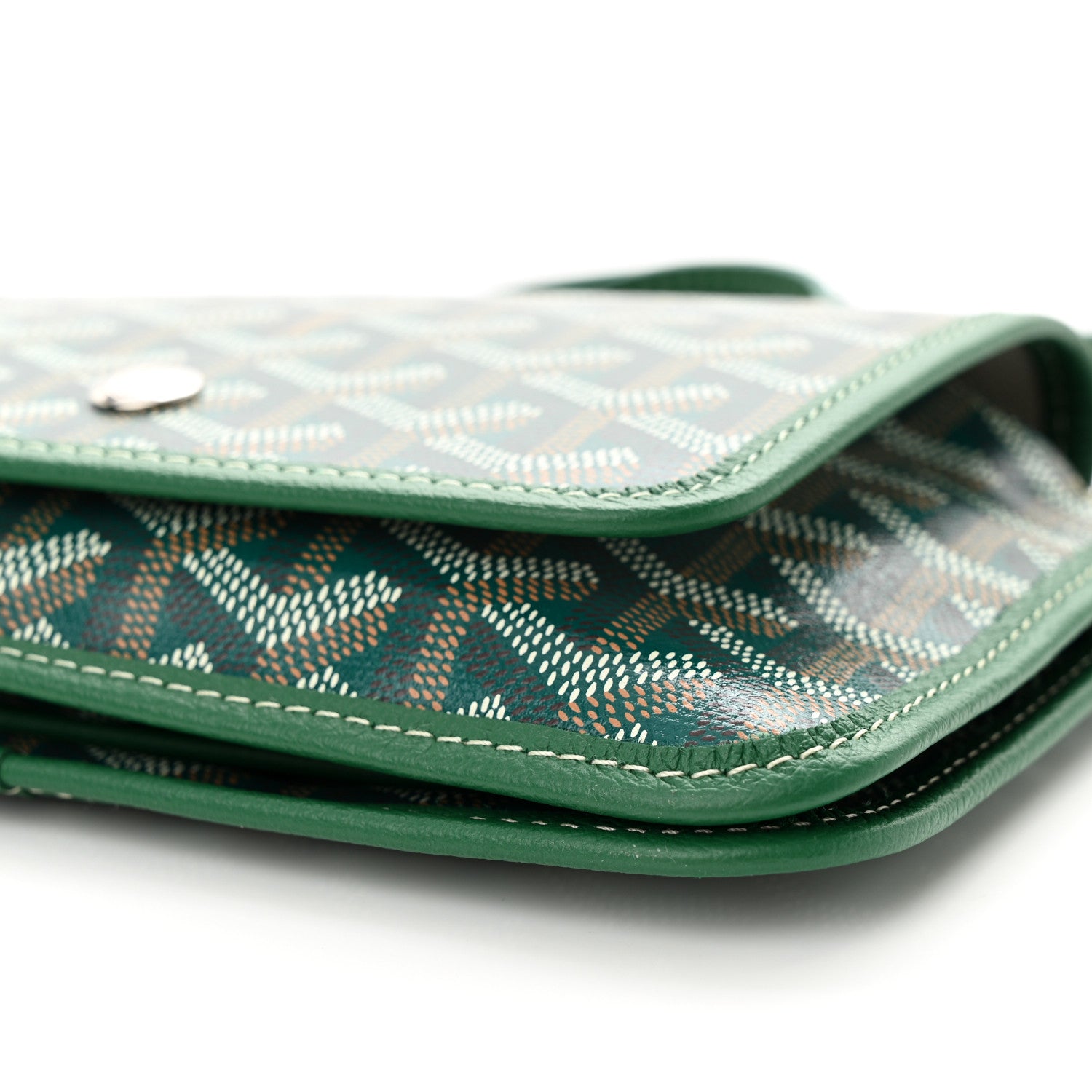 Goyard Goyardine Plumet Wallet Clutch Green 10 of 12