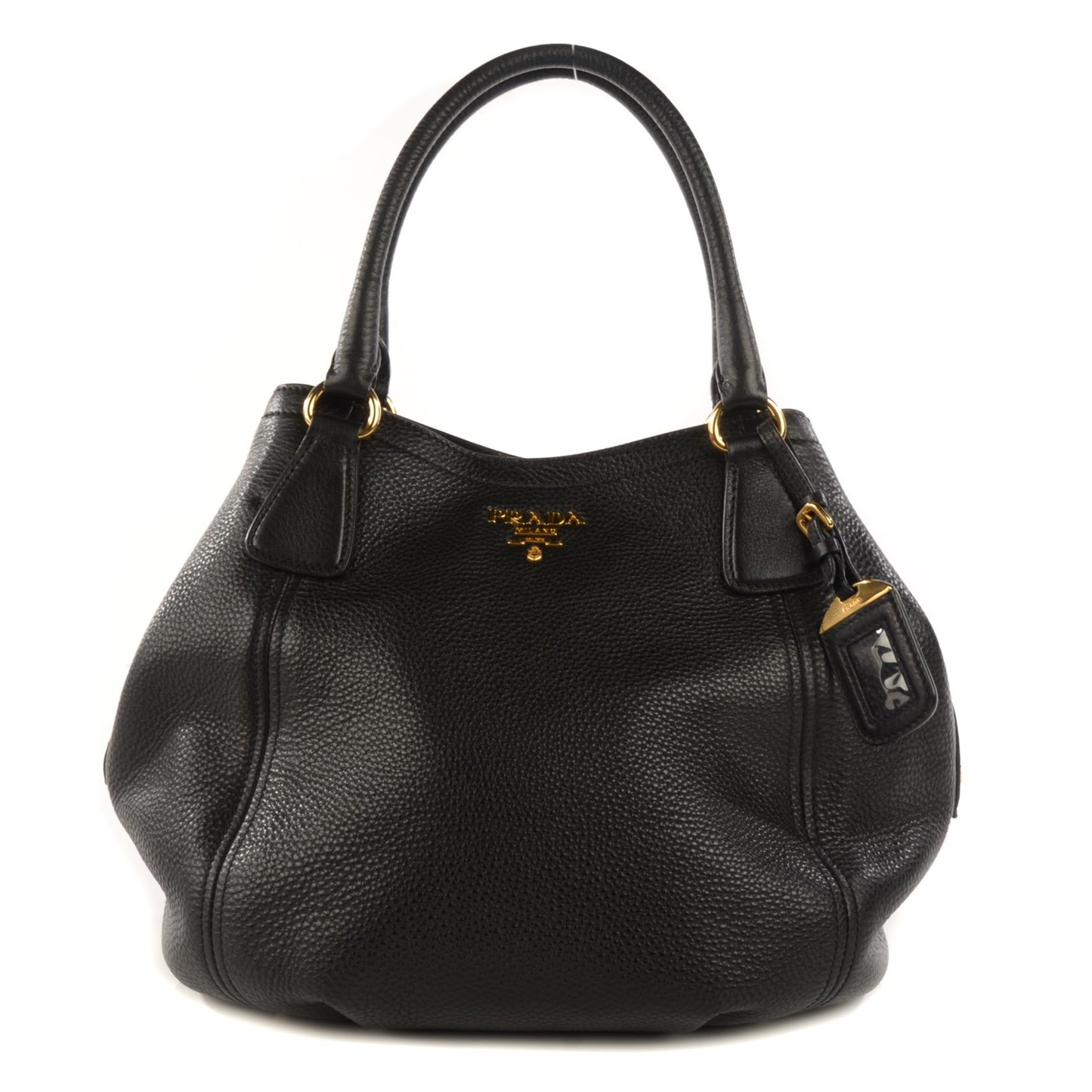 Vitello Daino Satchel Nero Black