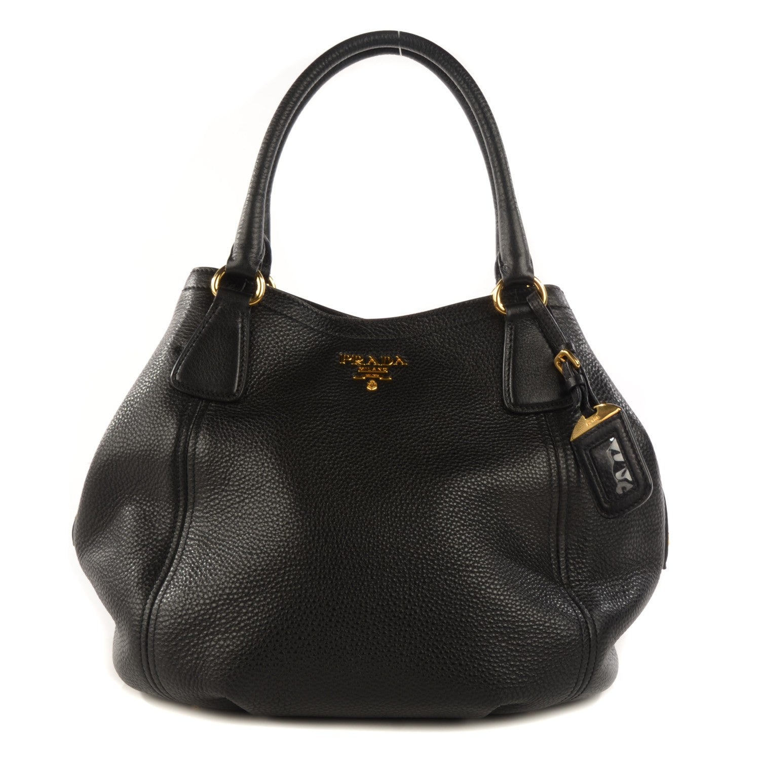 Prada Vitello Daino Satchel Nero Black 1 of 10