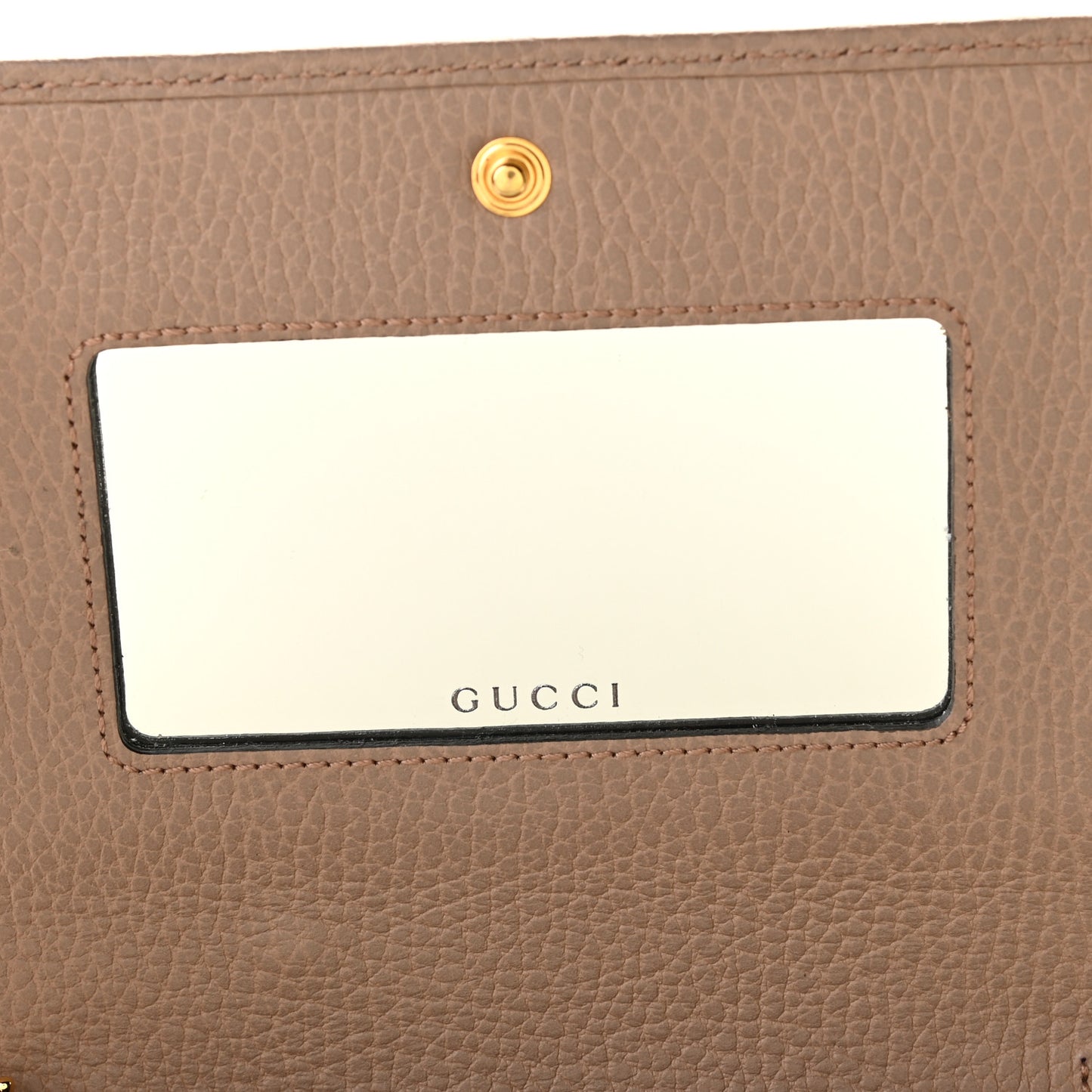 Calfskin Mini GG Marmont Chain Wallet Porcelain Rose