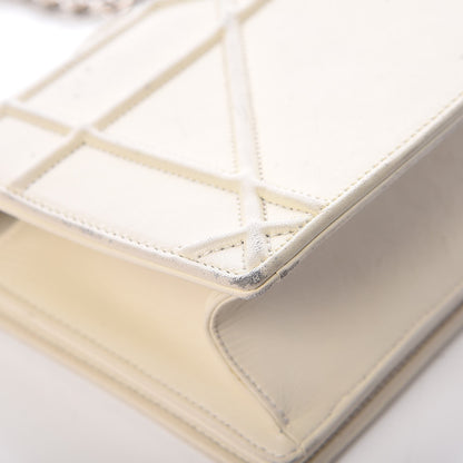Christian Dior Calfskin Small Diorama Flap Bag Off White 15 of 15