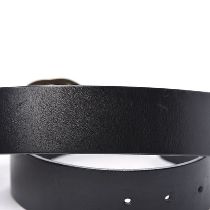 Gucci Calfskin Interlocking G Belt 80 32 Black 3 of 7