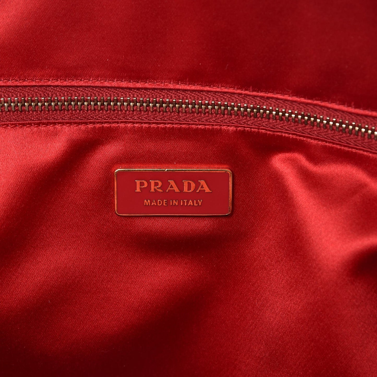 Saffiano Frame Bowler Red